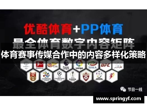 体育赛事传媒合作中的内容多样化策略